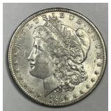 1890-O Morgan Silver $1 About Uncirculated AU