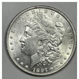 1897 Morgan Silver $1 Uncirculated UNC