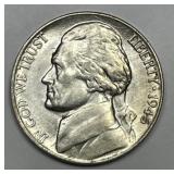 1945-P Jefferson Silver War Nickel Uncirculated BU