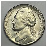 1945-S Jefferson Silver War Nickel Uncirculated BU