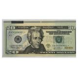 2004 $20 FRN End/Begining of Roll Cutting Error