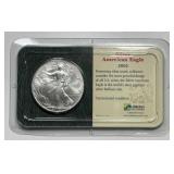 2002 Silver American Eagle 1 oz .999 Littleton