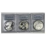 2006 Silver American Eagle 20th Set PCGS MS69 PF69