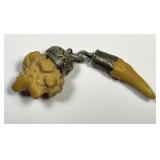 Vintage Bear Tooth Watch Fob