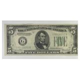 1934A $5 Federal Reserve Note Chicago UNC