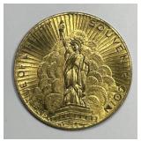 Vintage Statue Of Liberty Souvenir Coin Medal