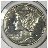 1939 Mercury Silver Proof Dime PRF