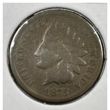 1875 Indian Head Cent Good G