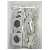 Bag of 50 Miscellaneous Proof Coins