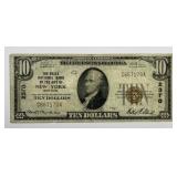 1929 $10 Chase National Bank New York Ch# 2370