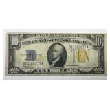 1934-A $10 North Africa Silver Certificate VF