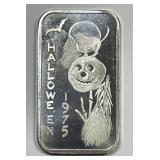 1975 Halloween Vintage 1 oz Silver Art Bar