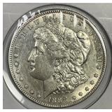 1888-S Morgan Silver $1 About Uncirculated AU
