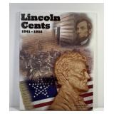 1941 - 1958 Lincoln Wheat Cent Set in Folder