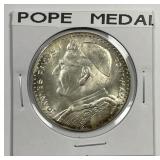Pope Paul I Silvered Medal 35mm
