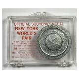 1964 New York Worlds Fait Souvenir Medal with Box
