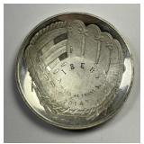 2014 Baseball HOF Commemorative Silver $1 UNC