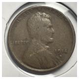 1914-D Lincoln Cent Key Date Very Good VG