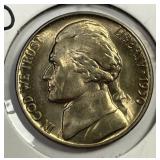 1950-D Jefferson Nickel Key Date Uncirculated BU