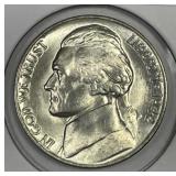1942-P Jefferson Silver War Nickel Uncirculated BU