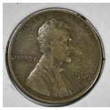 1909-S Lincoln Cent Fine F