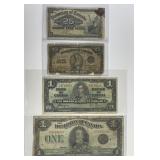 CANADA: Lot of Four Currency Notes