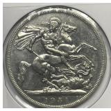 GREAT BRITAIN:1951 Five Shillings Crown St. George