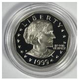 1999-P Susan B. Anthony $1 Proof in Capsule