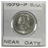1979-P Susan B Anthony $1 Near Date Variety BU