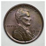 1914 Lincoln Wheat Cent Uncirculated BU