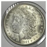 1921-S Morgan Silver $1 Uncirculated UNC