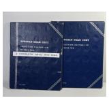 Two 1941 - 1964 Lincoln Cent Sets Whitman Folders