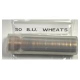 Roll of 50 Lincoln Wheat Cents Uncirculated BU