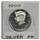 1999-S Silver Proof Kennedy Half PRF