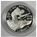 1993 World War 2 Commemorative Proof Silver $1