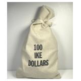 100 Mixed Date Eisenhower Dollars IKE $1