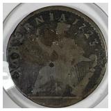 1723 Hibernia Woods Half Penny VG