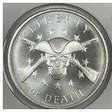 2023 Silver Shield Liberty/Death 1 oz .999 Silver