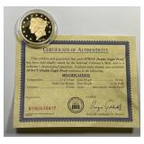 1870-CC $20 Gold Double Eagle Replica