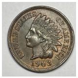 1903 Indian Head Cent About Uncirculated CH AU