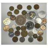 Exonumia Lot of 34 Pieces Token & Medals