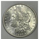 1897 Morgan Silver $1 Uncirculated UNC