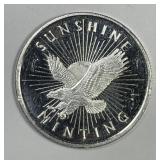 Sunshine Minting Half Troy Ounce .999 Silver Round