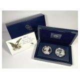 2012 Silver Eagle San Francisco 75th 2-Coin Set