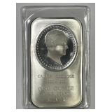 1976 Bicentennial Calvin Coolidge 1 oz .999 Silver
