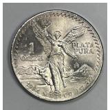 MEXICO: 1984 Silver Libertad 1 oz .999 UNC