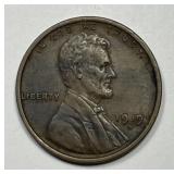 1919-D Lincoln Wheat Cent Extra Fine XF