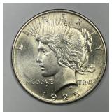 1925 Peace Silver $1 Uncirculated UNC
