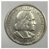1893 Columbian Expo Commem Silver Half AU details