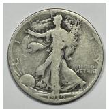 1919-S Walking Liberty Silver Half Good G